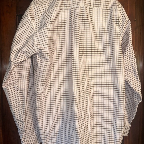 L.L. Bean Men's Checkered Shirt - White and Black - Picture 4 of 4